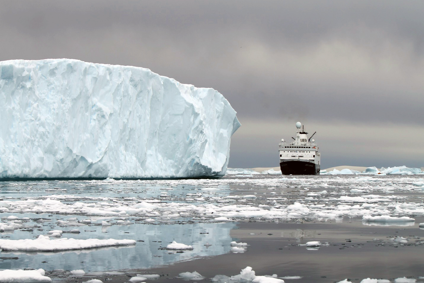 Cruising by the ice