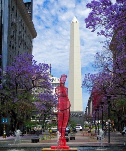 The Obelisk in spring