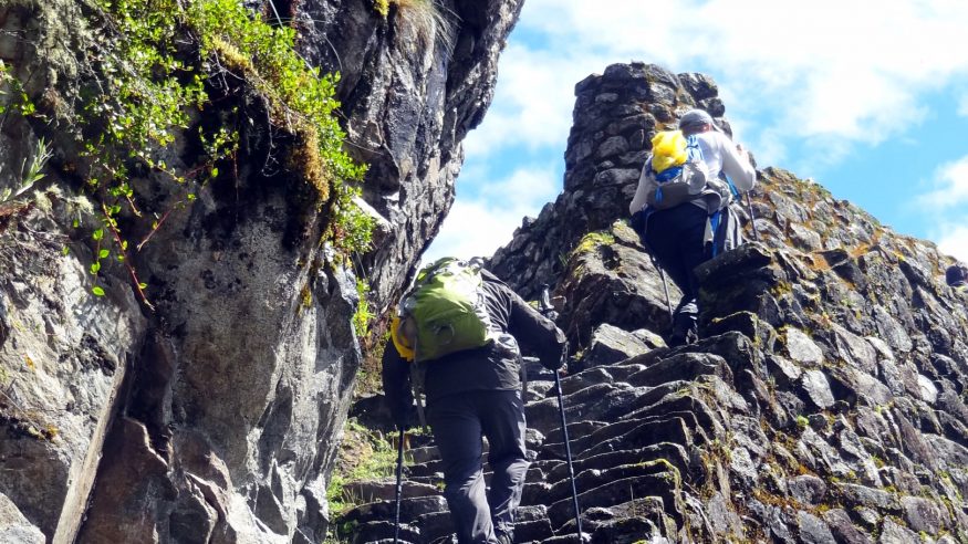 climb to the pass