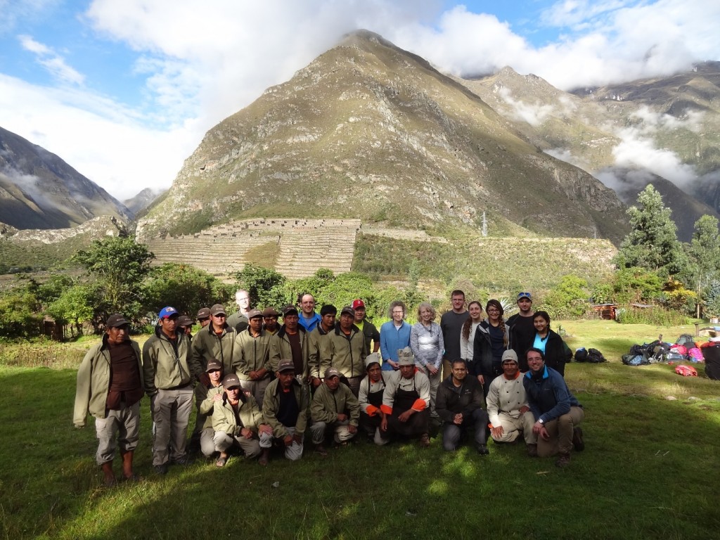 Our trekking group